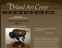 Tablet Screenshot of orlandartcenter.com